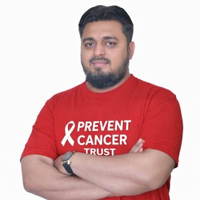 mohammed imran shaikh founder of prevent cancer trust